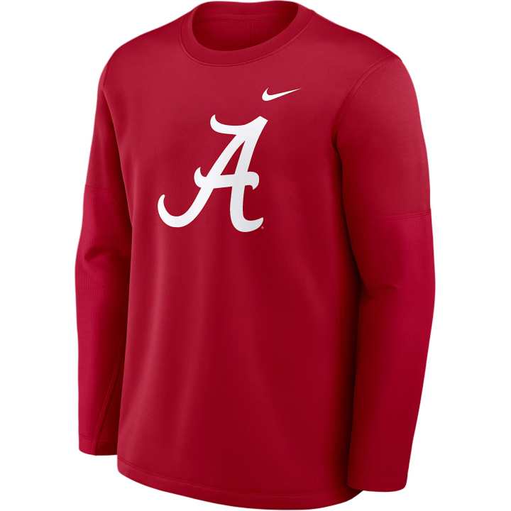 Nike Nike Alabama Sideline Coach Men's Nike Therma-FIT College Long-Sleeve T-Shirt