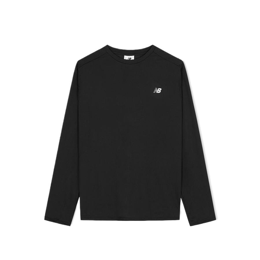 New Balance New Balance T Shirts Men's Black Crew Neck Moderate