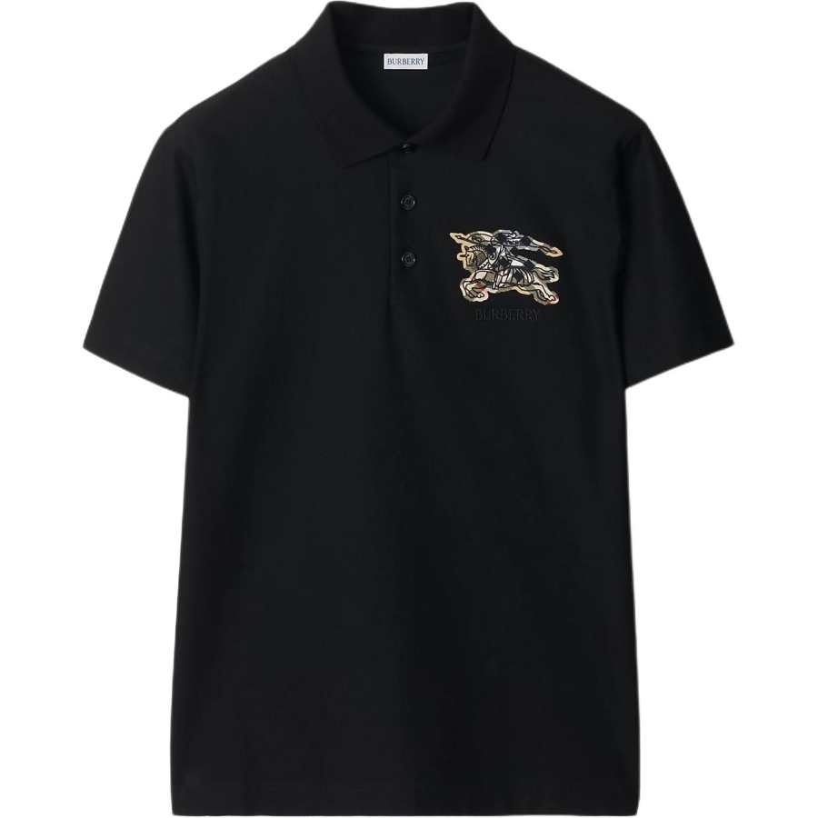 Burberry FW25 Polo Shirt Men's Black