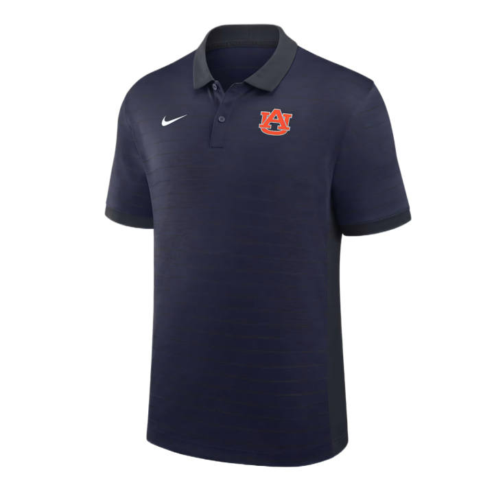 Nike Nike Auburn Sideline Victory Stripe Men's Nike Dri-FIT College Polo