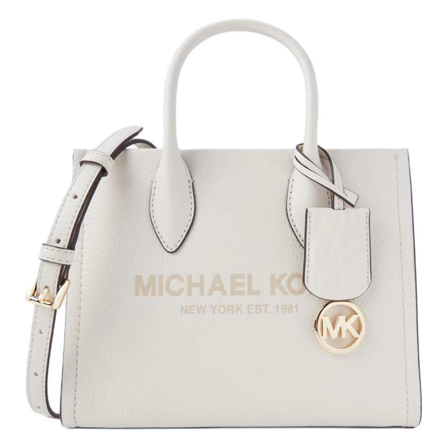 MICHAEL KORS Mirella Leather Crossbody Handbag Small Women's Milk White