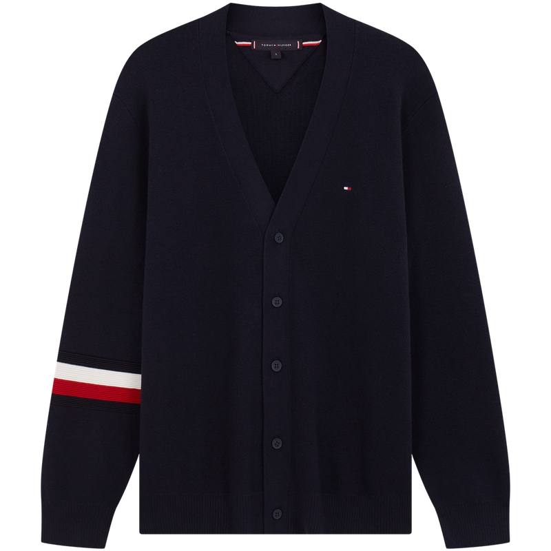 Tommy Hilfiger Knitwear Men's V Neck Moderate Cardigan