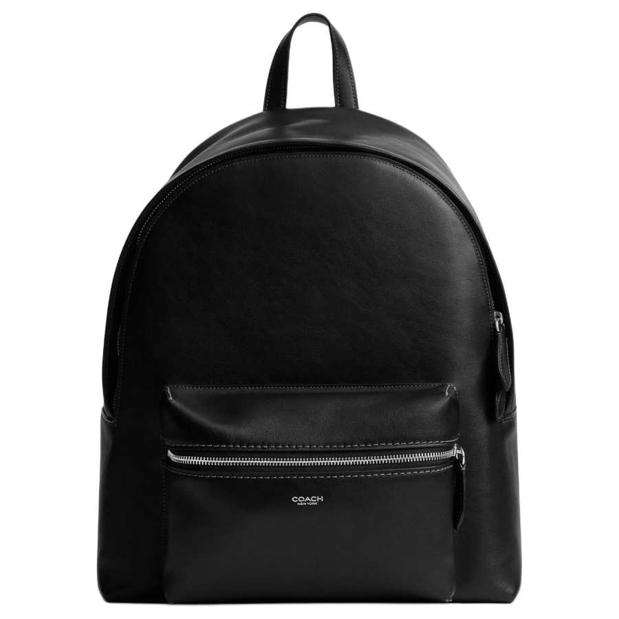 COACH COACH Cow Leather Backpack Large Unisex Black