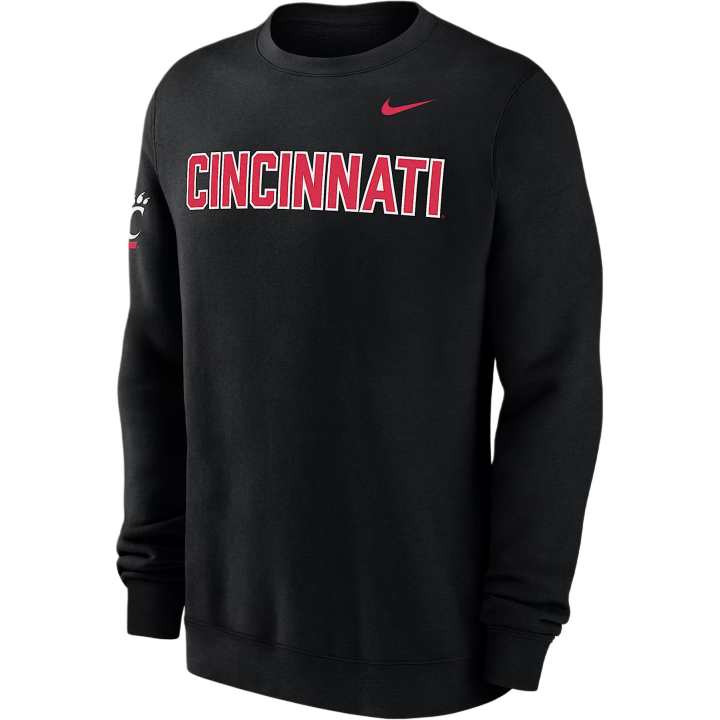 Nike Nike Cincinnati Club Fleece Men's Nike College Crew-Neck Sweatshirt