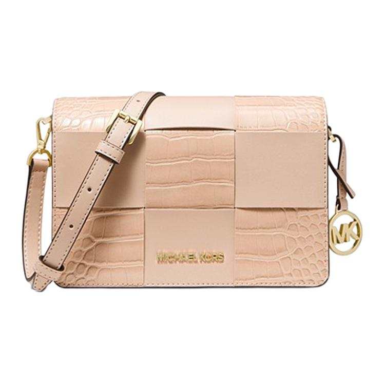 MICHAEL KORS Pu Small Square Bag, Shoulder Bag, Crossbody Bag Small Women's Nude Pink