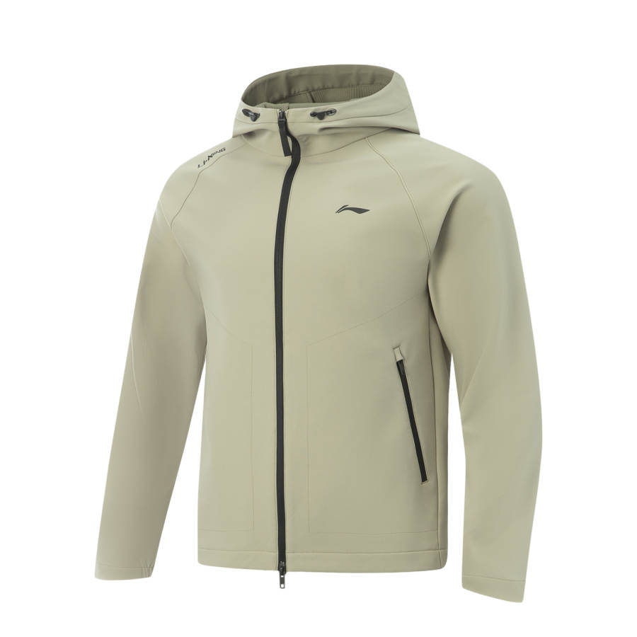Li-Ning Li Ning Fitness Series Trench Coat Men's Solo Green