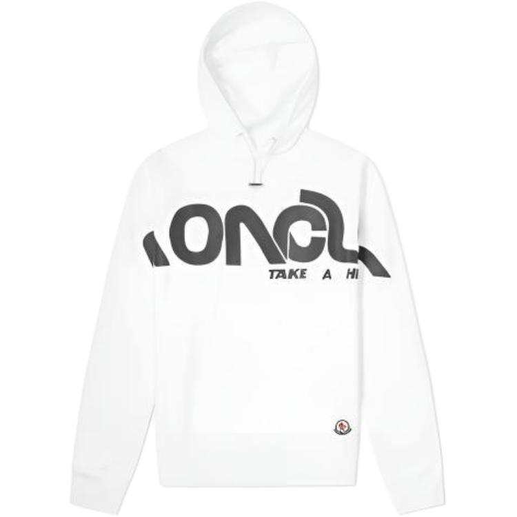 Moncler Sweatshirts Men's White Hooded Moderate Other