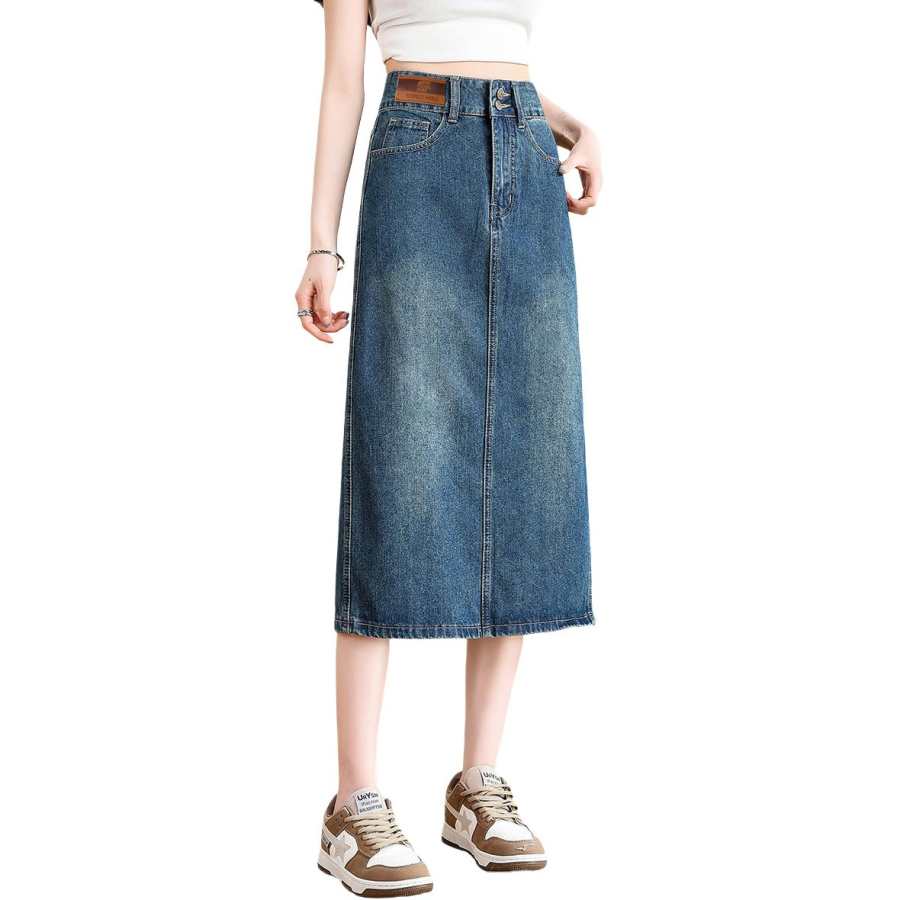 BALENO Denim Long Skirt Women's