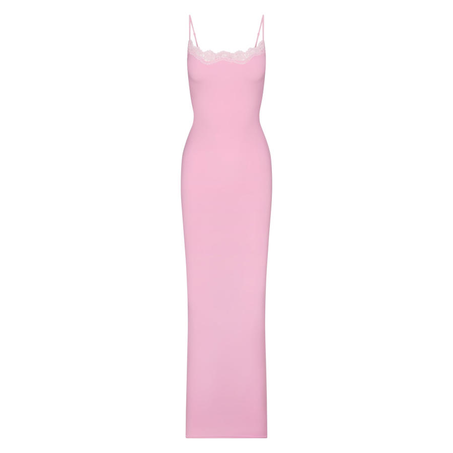 Skims FW25 FITS EVERYBODY LACE LONG SLIP DRESS Slip Dress Women's