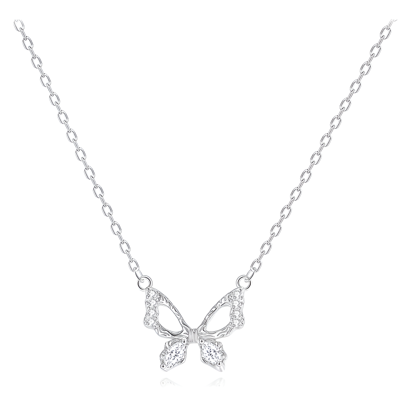 MGS Zircon Minimalist Refined Premium Feel, Romantic Ambient Necklace Women's Box
