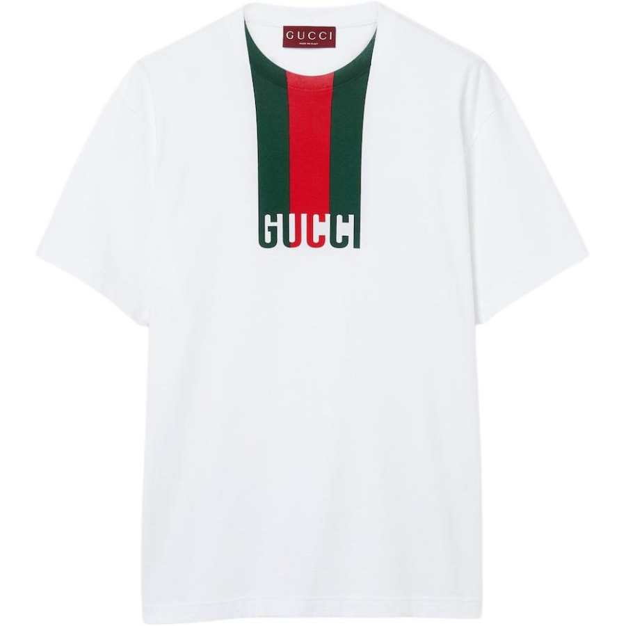 GUCCI Printed Jersey T Shirt