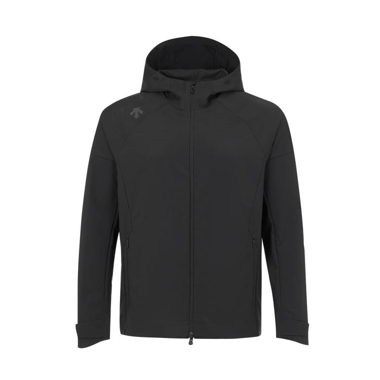 DESCENTE Training Jackets Men's BK Tap Shoe Hooded Non Detachable Moderate