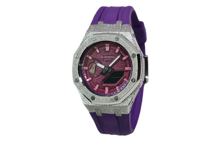 CASIO CASIO Custom Collection GA2100 Collection Quartz Movement Fluoroelastomer Strap Watch Men's Watches