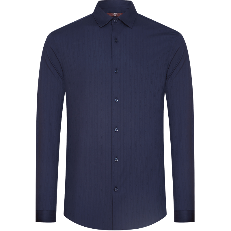 SEPTWOLVES SEPTWOLVES Shirts Unisex Dark Blue Pointed Collar Moderate Other