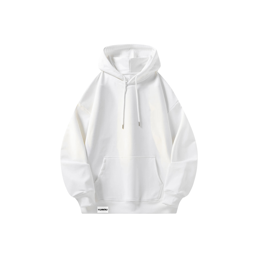 HUANQIU Sweatshirts Unisex Hooded Non Detachable Moderate Heavyweight