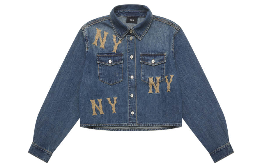 MLB New York Yankees 25FW Shirt Women's Standard Denim