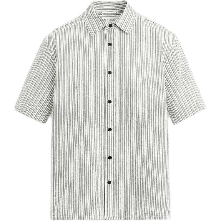 ZARA ZARA Shirts Men's Stripes Lapel Moderate