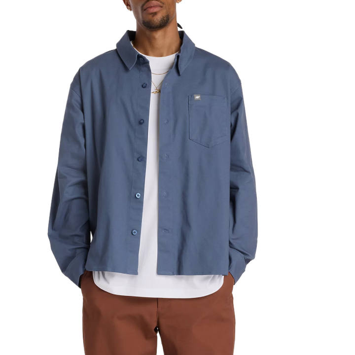 New Balance New Balance Shirts Men's Blue Lapel Moderate