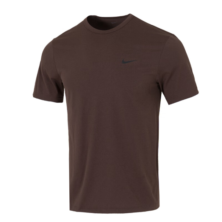 Nike Nike Dri Fit T Shirts Men's Umber Crew Neck Moderate