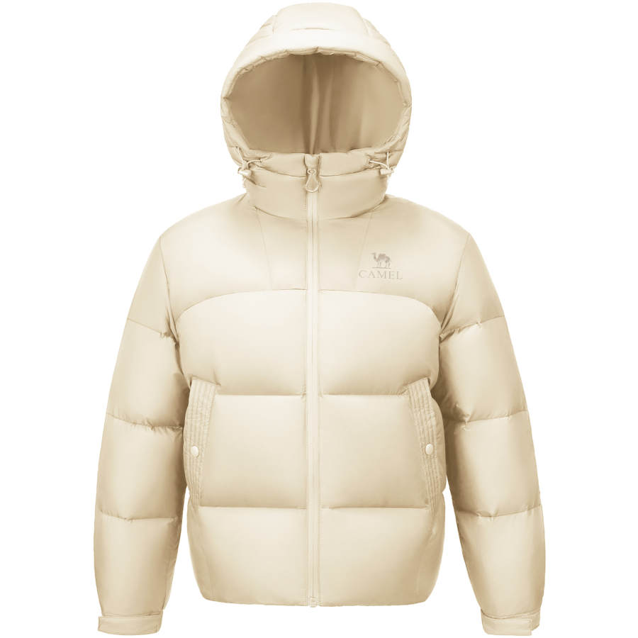 CAMEL Puffer Jacket Water Repellent Anti Wet Cold Graphene Thermal Warm Down Jacket Women's