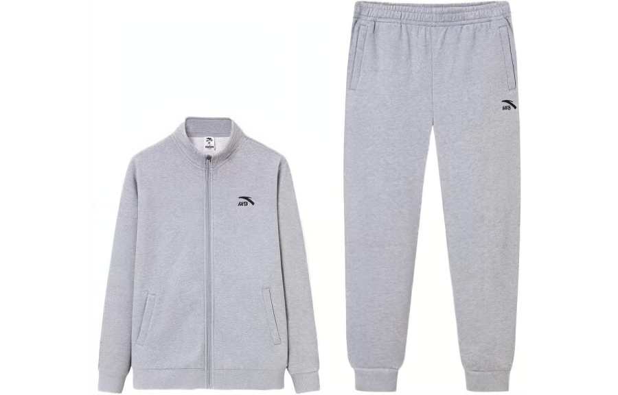 Anta Variety Training Collection Casual Sportswear Men's Gray Heather Gray