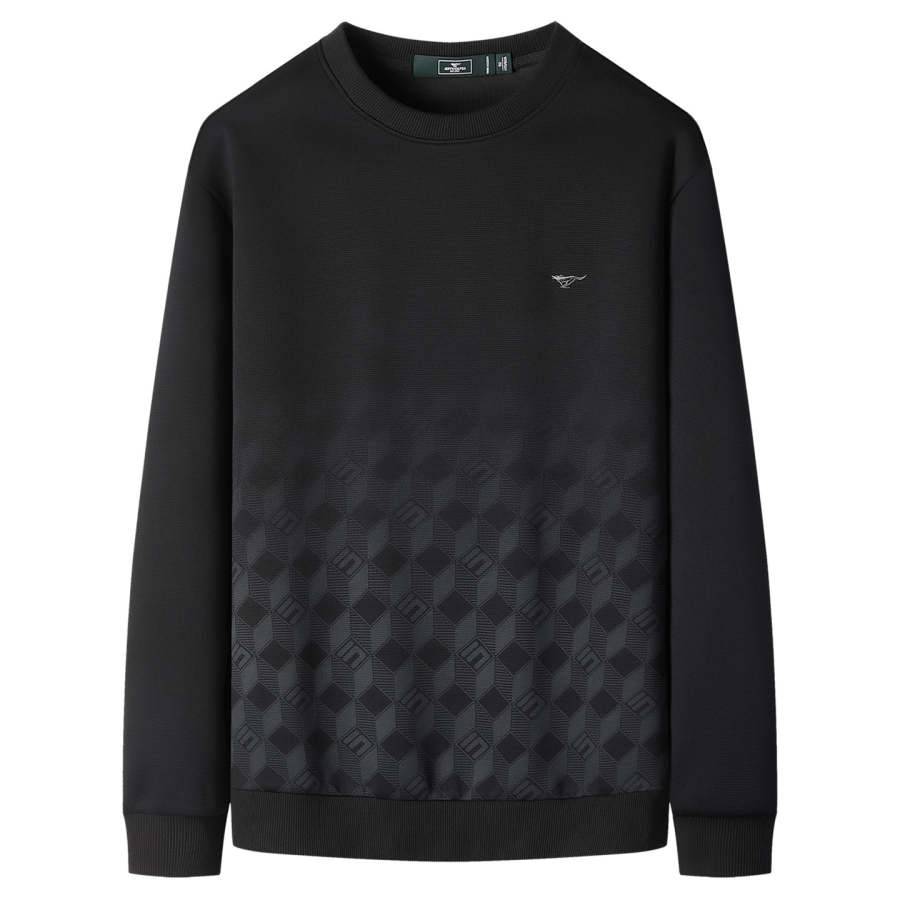 SEPTWOLVES SEPTWOLVES Sweatshirts Unisex Black Crew Neck Moderate Regular