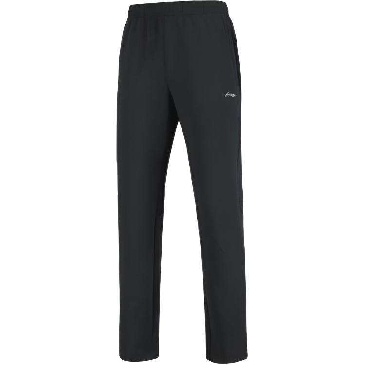 Li-Ning Li Ning Sports Life Collection Knitted Sweatpants Women's Black Moderate Straight Fit Pants