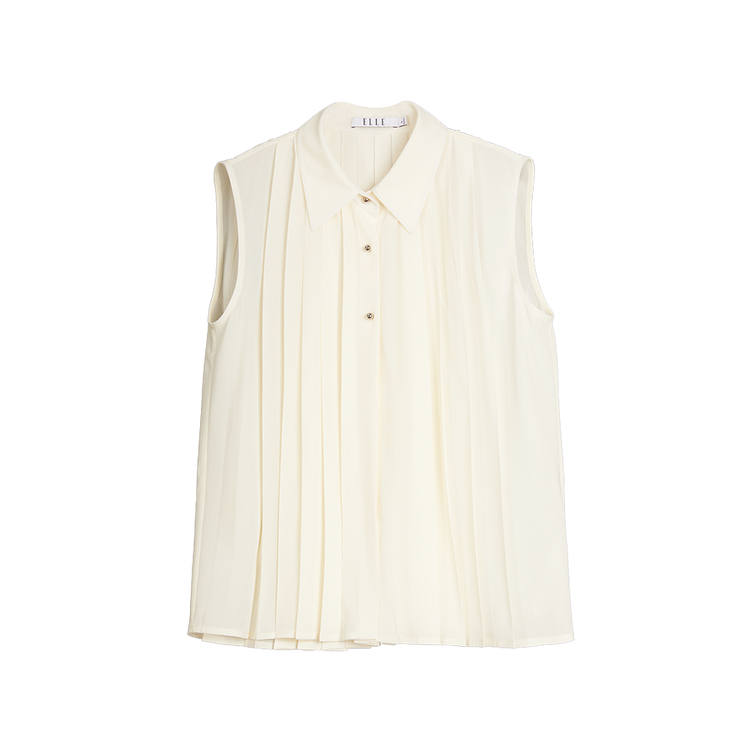 ELLE Shirts Women's Lapel Moderate Shirt