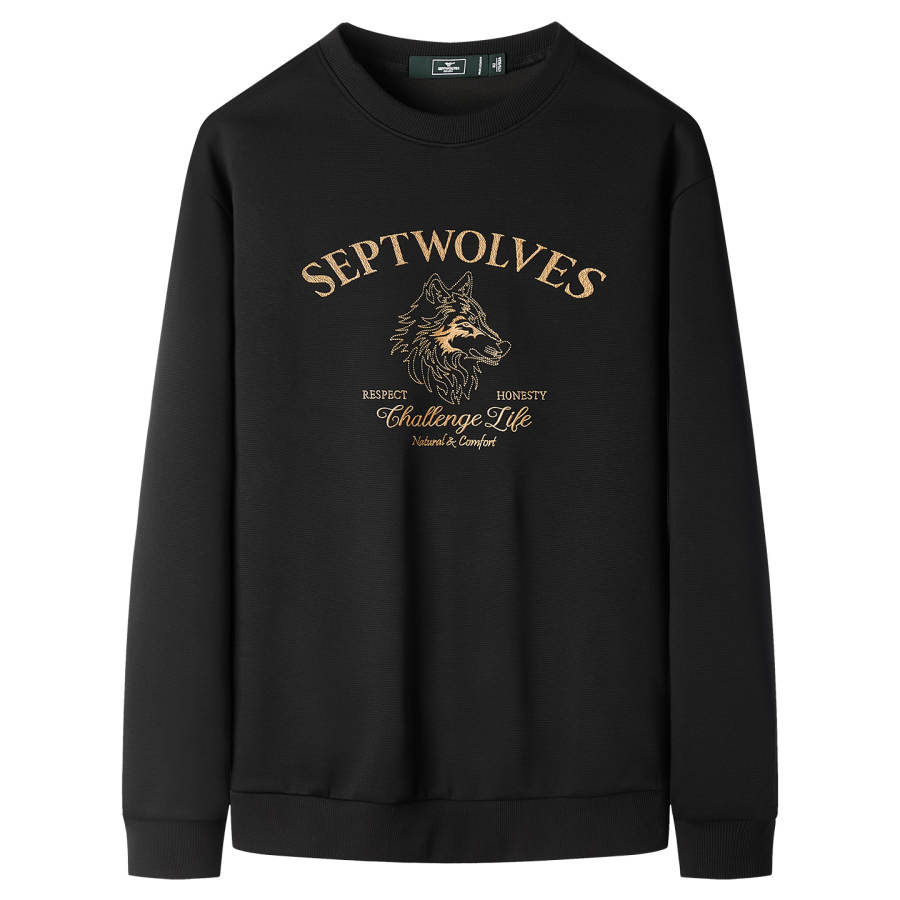 SEPTWOLVES SEPTWOLVES Sweatshirts Unisex Crew Neck Moderate Regular