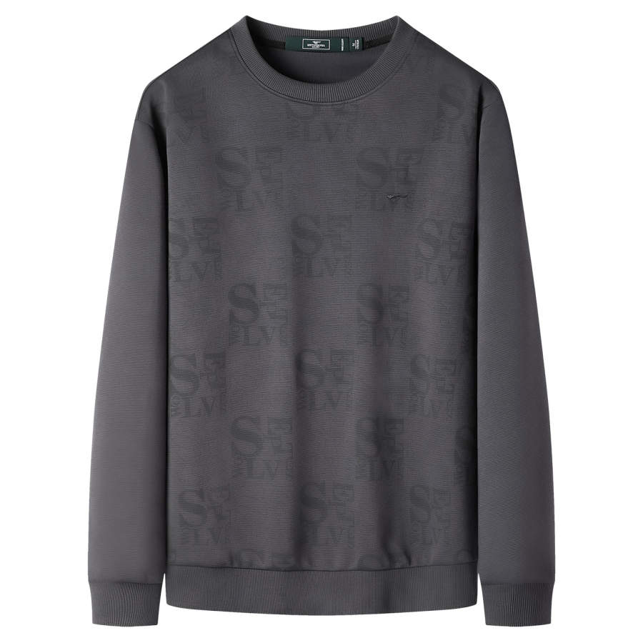 SEPTWOLVES SEPTWOLVES Sweatshirts Unisex Gray Crew Neck Moderate Regular
