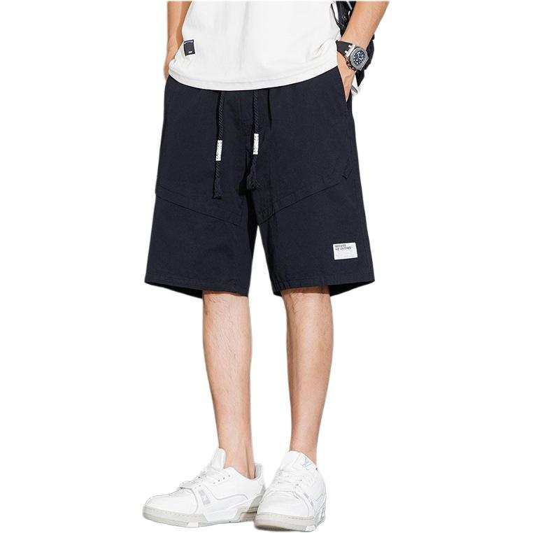 Tonlion Casual Shorts Unisex Black Thin