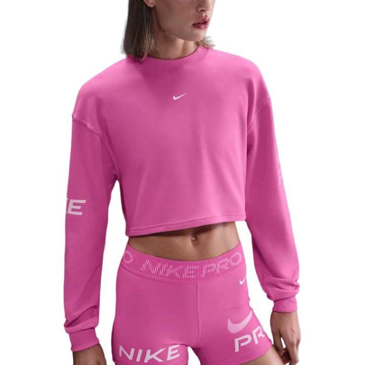 Nike Nike Pro Women's Dri-FIT Loose Crew-Neck French Terry Sweatshirt
