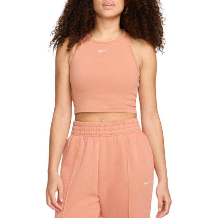 Nike Nike Clothing Tank Tops Women's Terracotta Red Crew Neck Other
