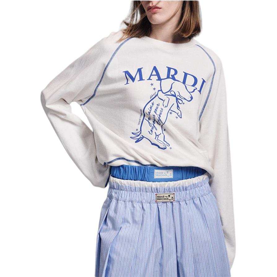 MARDI MERCREDI Pearl Puppy Mardi Sweatshirt Women's