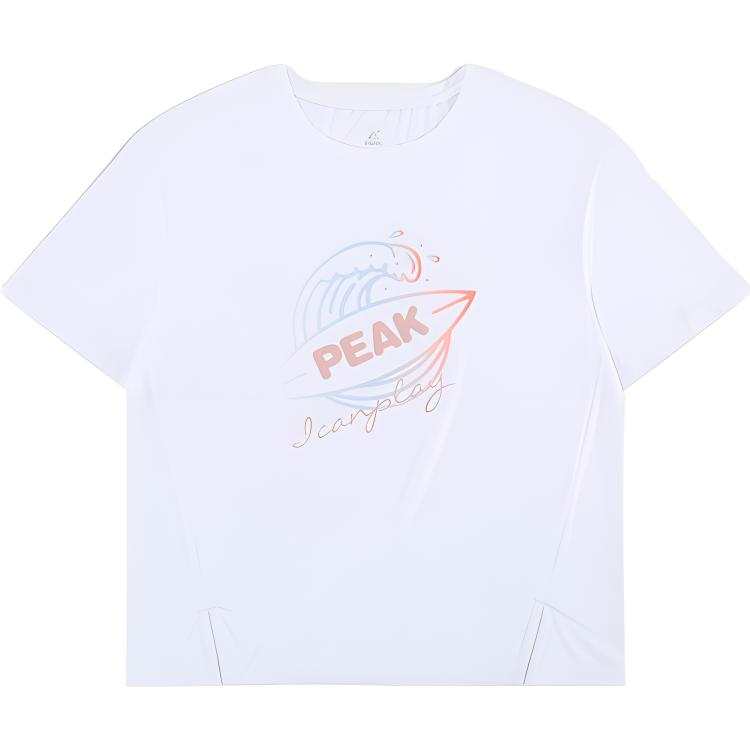 PEAK T Shirts Women's Baymax Crew Neck Thin Straight Fit