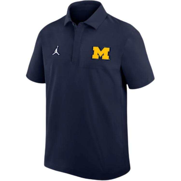 Jordan Jordan Michigan Men's Jordan Brand Dri-FIT College Polo