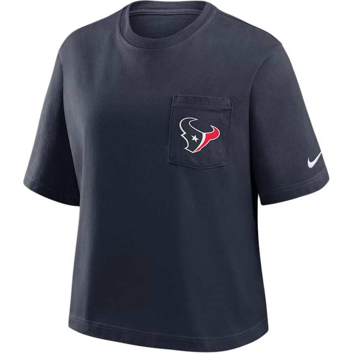 Nike Nike Houston Texans Rewind Pocket Boxy Women's Nike Nfl T-Shirt
