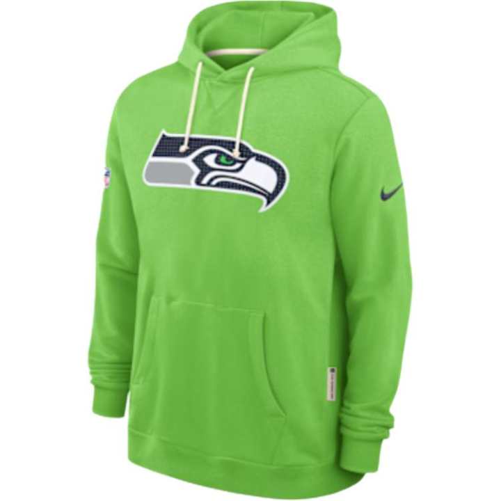 Nike Nike Seattle Seahawks Initial Home Sideline Men's Nike Dri-FIT Nfl Pullover Hoodie