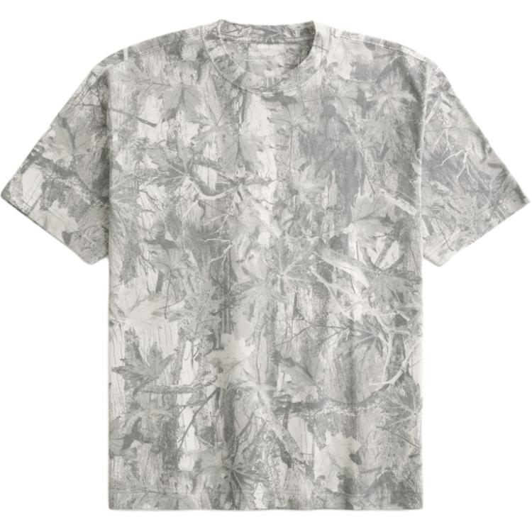 Hollister/ T Shirts Men's Camouflage Crew Neck Moderate Straight Fit