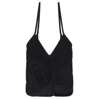 WE11DONE Cotton Tote Bag, Shopping Bag, Handbag, Shoulder Bag Men's Black