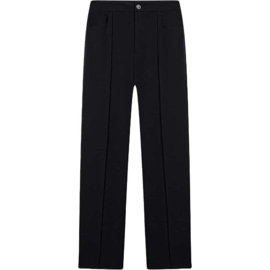 KARL LAGERFELD / Karl Lagerfeld Jeans Women's Black Moderate Straight Fit Pants