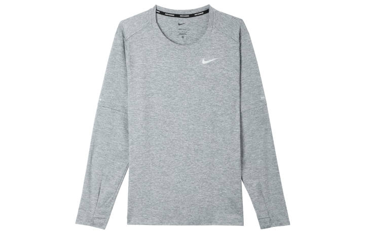 Nike Nike T Shirts Men's Light Gray Crew Neck Moderate Straight Fit