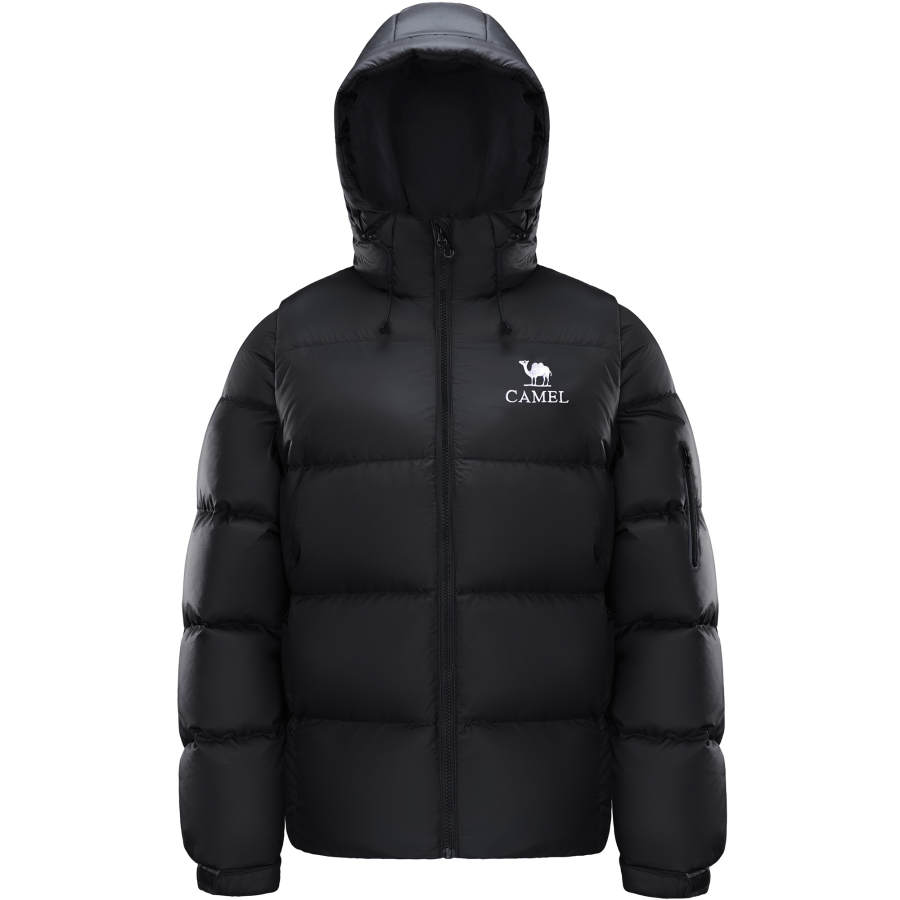 CAMEL CAMEL Down Jackets Unisex Hooded Thickened Puffer Jacket