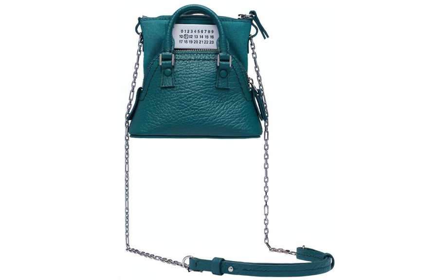 Maison Margiela 5AC Calfskin Crossbody Bag, Shoulder Bag Extra Mini Women's Green