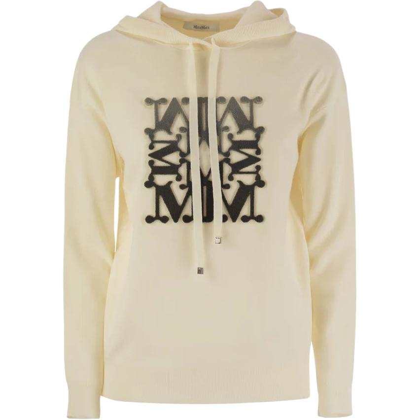 MaxMara Max Mara Taddeo Drawstring Knitted Hoodie