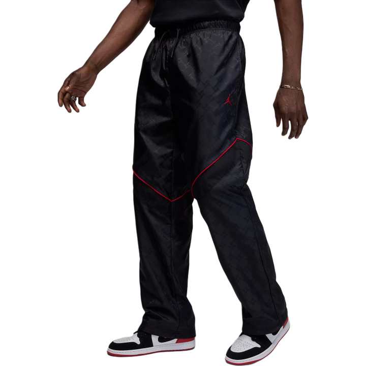 Jordan Nike Red Panel Tracksuit Bottoms