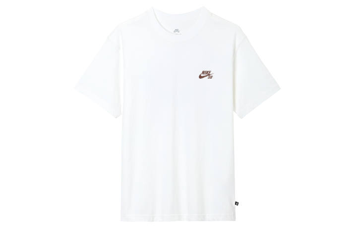 Nike Nike T Shirts Men's White Crew Neck Moderate Straight Fit