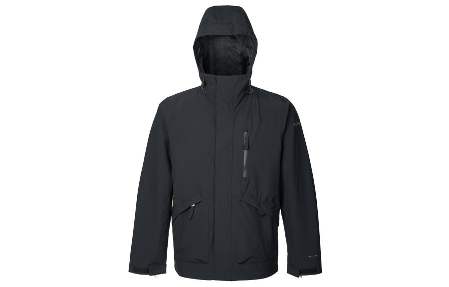 Columbia Hiking Waterproof, Windproof, Lightweight Windbreaker Jacket Men's Black