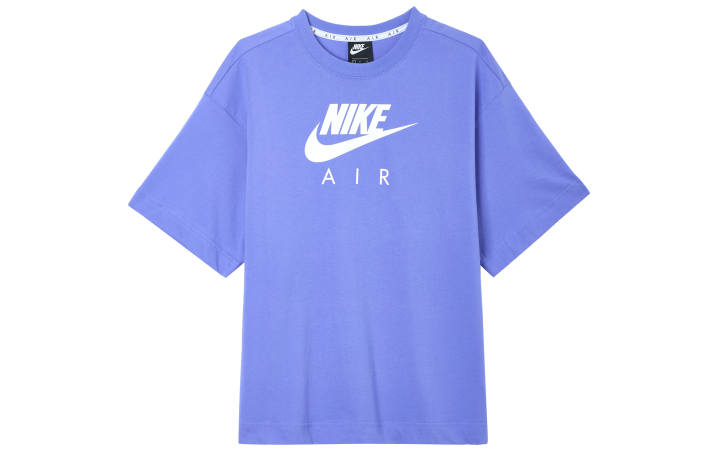 Nike Nike Drop Shoulder Sleeve T Shirt Women's Sapphire Blue