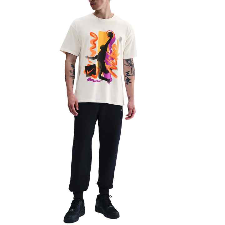 Nike Nike T Shirts Men's White Crew Neck Moderate